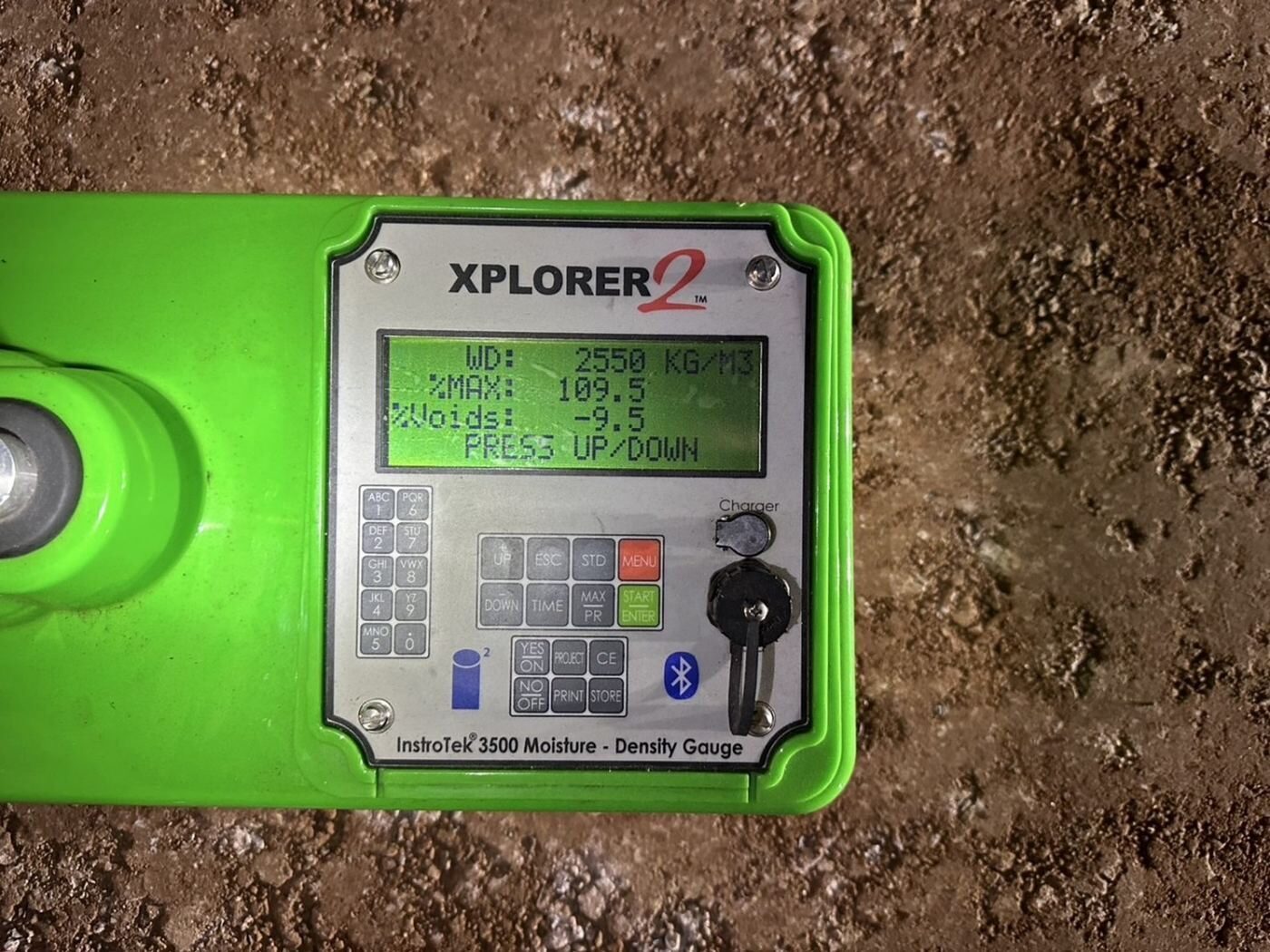 Completed runway surface restoration